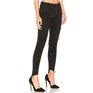 Black Joe’s Jeans with Asymmetrical Hem